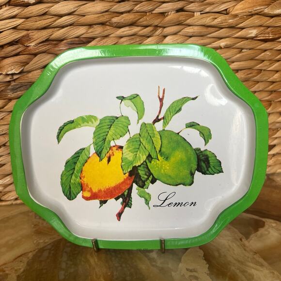 Tin Lemon Tray - Picture 1 of 5